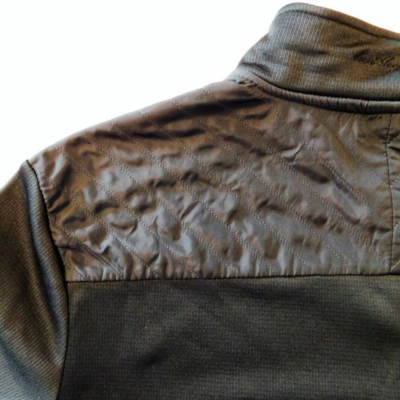 Ben Hogan Performance Golf Jacket Fleece L Black Pullover Zipper Long Sleeves - Picture 5 of 7